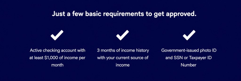 Acima approval requirements: active checking account, 3 months income history, and government-issued photo ID with SSN or TIN