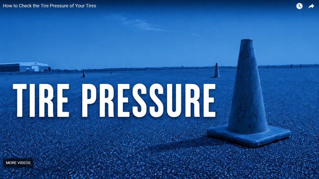How to check the tire pressure of your tires